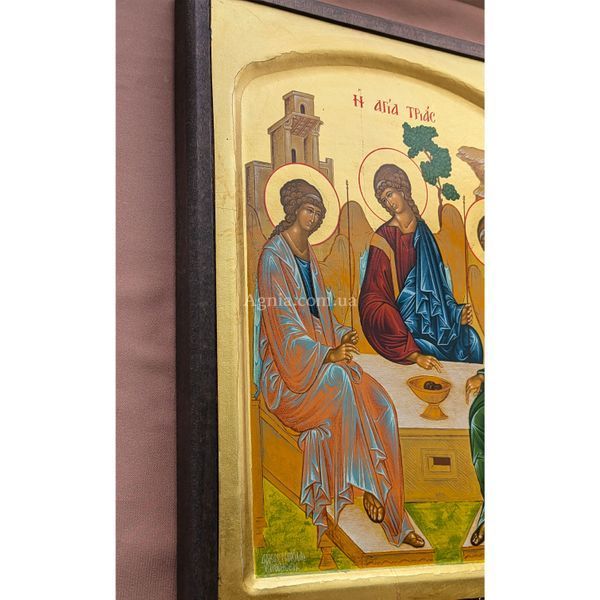Ексклюзивна писана ікона Святої Трійці 27,5 &times; 34 см M 10 фото