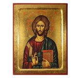Писаная икона Спаситель Иисус Христос 22,5 Х 29 см m 109 фото