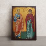 Ікона Святі Анна та Іоакім 14 Х 19 см L 847 фото