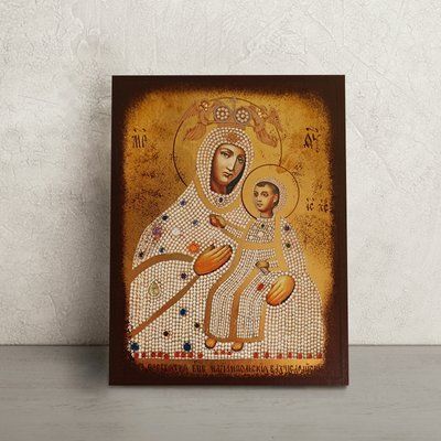 Бахчисарайська ікона Пресвятої Богородиці (Маріупольська) 14 &times; 18 см L 929 фото