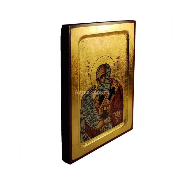 Писана ікона святий Афанасій Олександрійский 16,5 Х 22 см m 61 фото