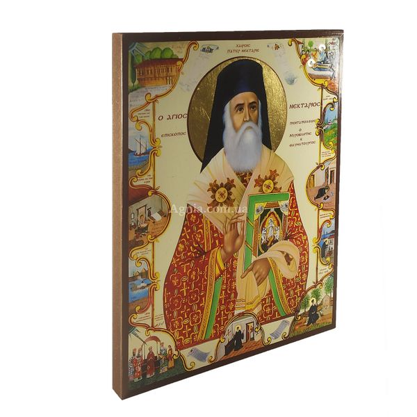 Икона Святой Нектарий Эгинский 20 Х 26 см L 354 фото