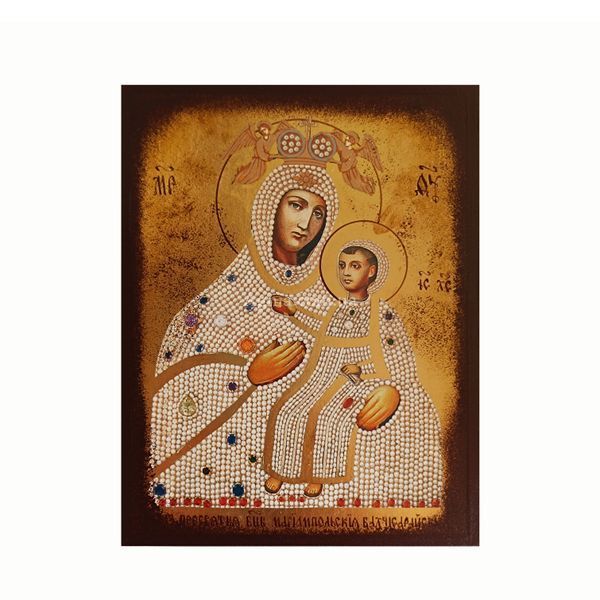 Бахчисарайська ікона Пресвятої Богородиці (Маріупольська) 14 &times; 18 см L 929 фото