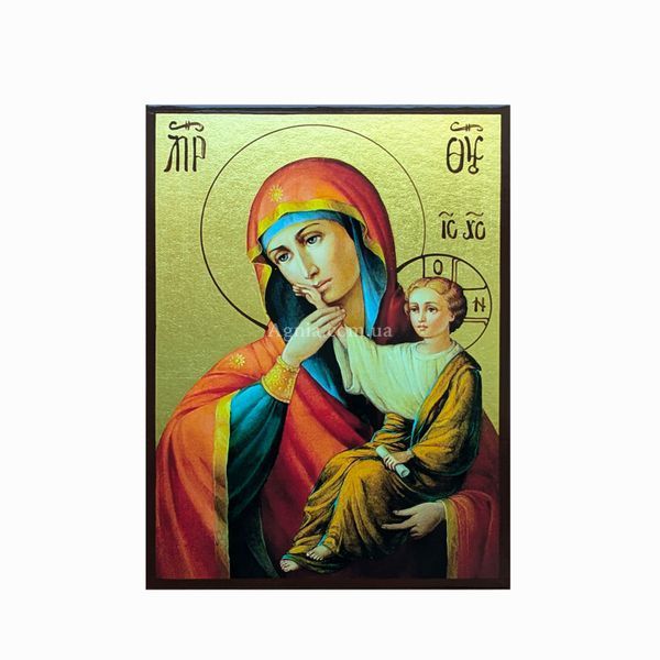 Икона Пресвятой Богородицы Отрада и Утешение (Ватопедская) 10 &times; 14 см L 1224 фото