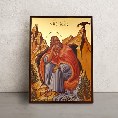 Ікона Святий Ілля Пророк 14 Х 19 см L 626 фото