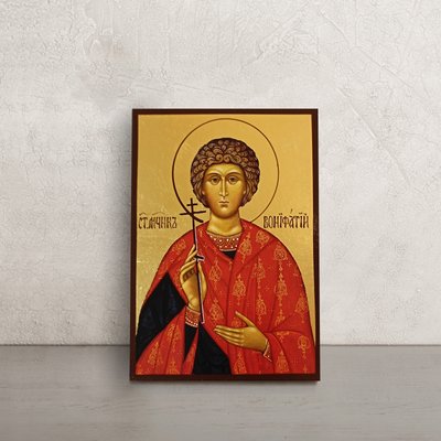 Ікона Святий мученик Боніфатій 10 Х 14 см L 490 фото
