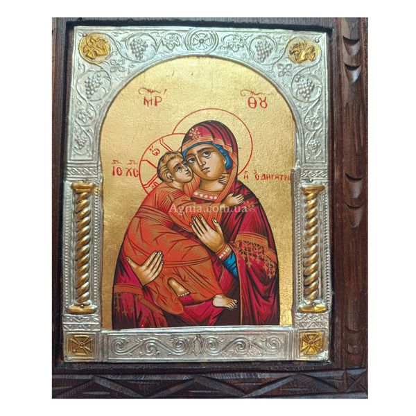 Ексклюзивна ікона Божої Матері Одигітрія 22 Х 31 см E 60 фото