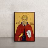 Икона Святой Савва Освященный 10 Х 14 см L 529 фото
