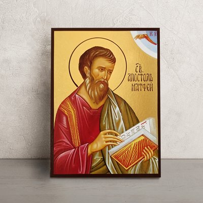 Ікона Святий Матвій Апостол 14 Х 19 см L 670 фото