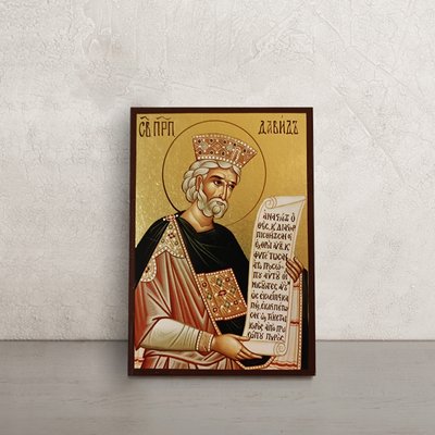 Ікона Святий Цар Давид 10 Х 14 см L 491 фото
