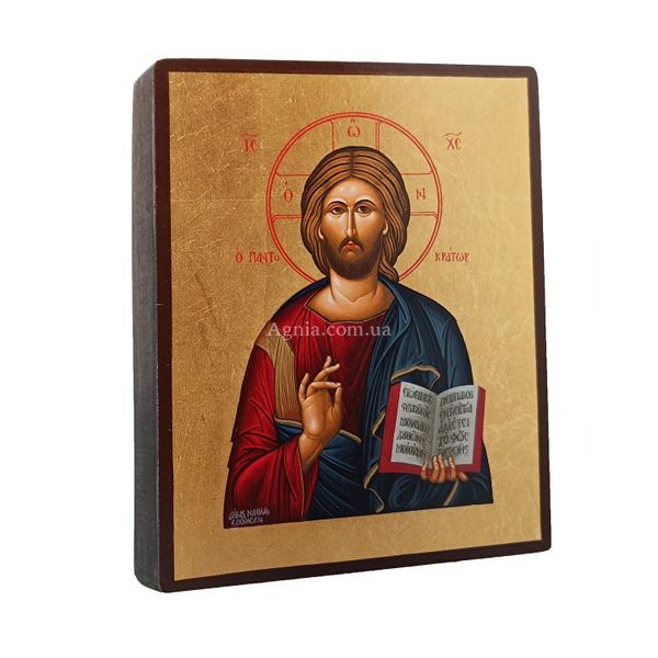 Писаная икона Cпасителя Иисуса Христа 15 Х 19 см m 68 фото