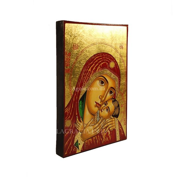Касперовская икона Пресвятой Богородицы писаная на холсте 12 Х 18 см m 119 фото