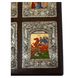 Дерев'яний домашній іконостас з 4 писаних ікон у сріблі 28 х 36,5 см E 57 фото 5