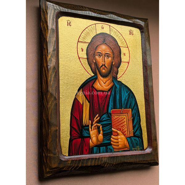 Писана грецька ікона Спасителя Ісуса Христа 24 &times; 30 см M 361 фото