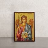 Икона Святого Архангела Гавриила 10 X 14 см L 903 фото